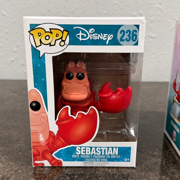 The Little Mermaid Sebastian Funko Pop Vinyl Figures - Picture 2 of 9